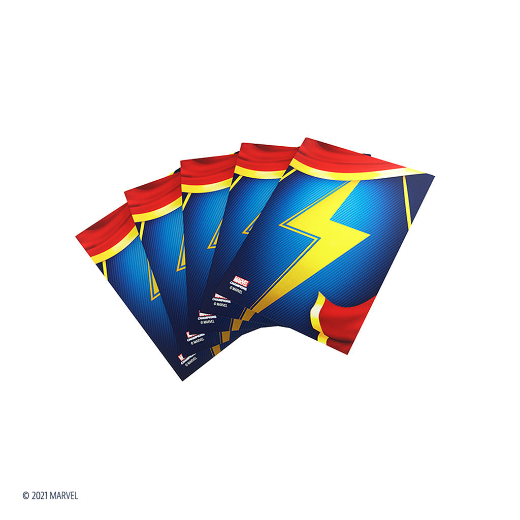 Marvel Champions Sleeves: Ms. Marvel - Bọc bài nghệ thuật Gamegenic - Hình ảnh bổ sung 4