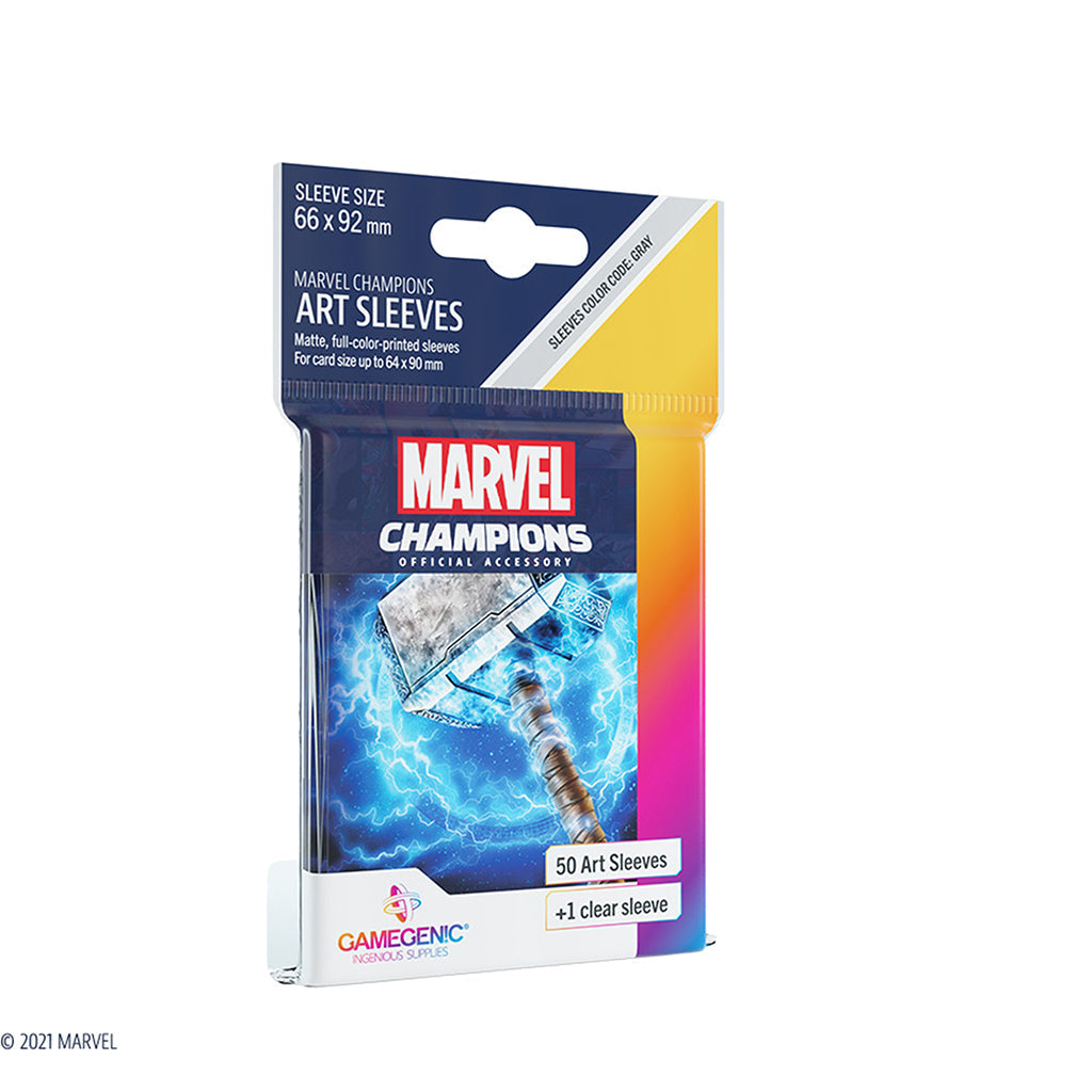 Marvel Champions Sleeves: Thor - Bọc Bài Nghệ Thuật Cao Cấp - Gamegenic - Hình ảnh sản phẩm