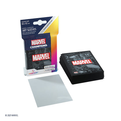 Marvel Champions Sleeves: Marvel Black - Bọc bài nghệ thuật cao cấp Gamegenic - Hình ảnh bổ sung 5