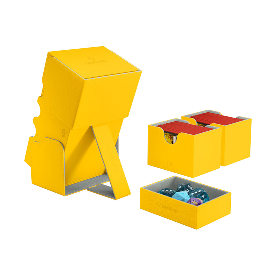 Stronghold 200+ Convertible Yellow - Hộp Đựng Bài TCG Cao Cấp - Gamegenic - Góc nhìn khác 3