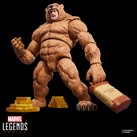 Marvel Legends Series Marvel’s Grizzly 6-Inch Action Figure - Mô hình nhân vật Spider-Man 15cm chính hãng Hasbro