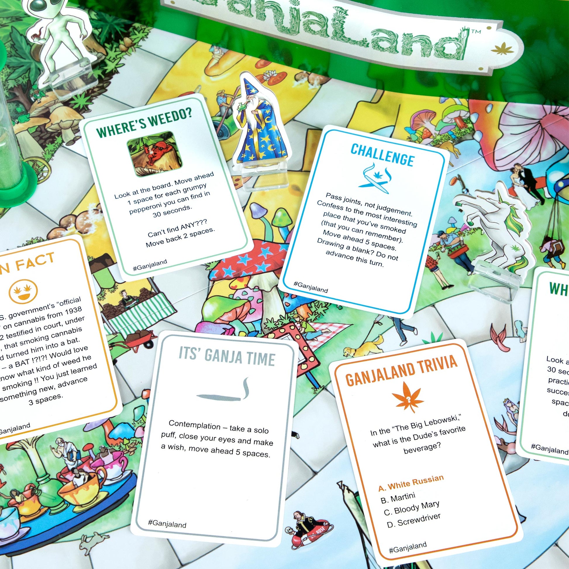 Ganjaland Epic Weed Adventure Board Game - Board Game Tiệc Tùng Người Lớn - Relatable - Hình ảnh bổ sung 8