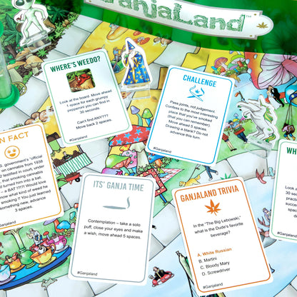 Ganjaland Epic Weed Adventure Board Game - Board Game Tiệc Tùng Người Lớn - Relatable - Hình ảnh bổ sung 8