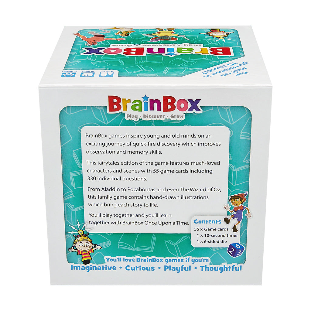 BrainBox Once Upon a Time Card Game - Trò chơi thẻ bài ghi nhớ cổ tích - Bezzerwizzer