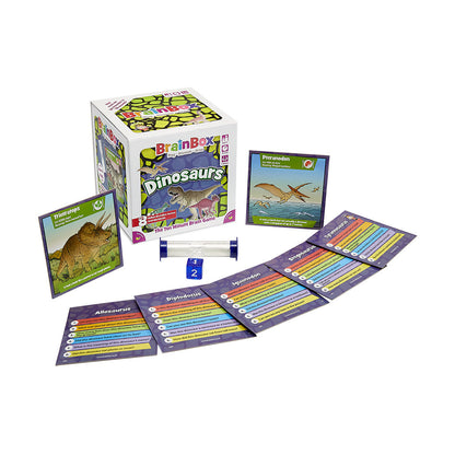 BrainBox Dinosaurs Card Game - Trò chơi thẻ bài luyện trí nhớ - Bezzerwizzer