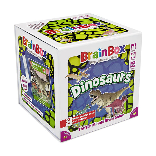 BrainBox Dinosaurs Card Game - Trò chơi thẻ bài luyện trí nhớ - Bezzerwizzer