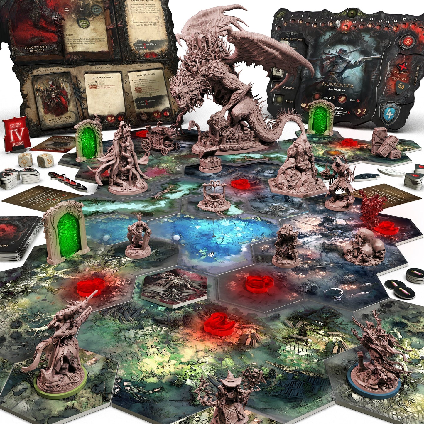 Grimcoven Small Box (standard edition) - Board game săn boss chiến thuật - Awaken Realms