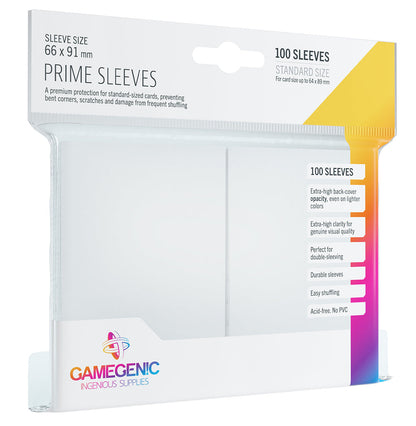 PRIME Sleeves: White - Bọc bài bảo vệ cao cấp Gamegenic - Hình ảnh sản phẩm