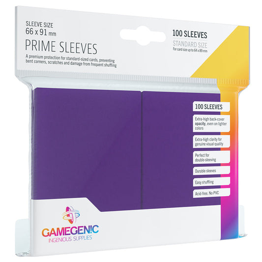 PRIME Sleeves: Purple - Bọc bài cao cấp - Gamegenic
