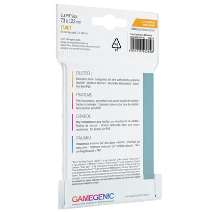 PRIME Sleeves: Tarot (72 x 122 mm) - Bọc bài Board Game & Tarot - Gamegenic - Hình ảnh chi tiết 2