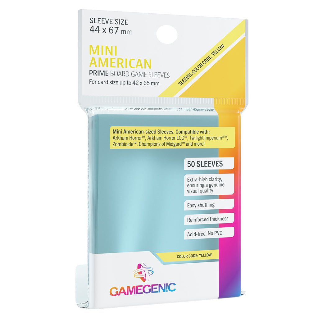 PRIME Sleeves: Mini American (44 x 67 mm) - Bọc bài Board Game Cao Cấp Gamegenic - Hình ảnh sản phẩm