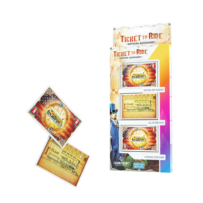 Ticket To Ride Official Art Sleeves - Bao đựng bài nghệ thuật cao cấp - Gamegenic - Hình ảnh chi tiết 2