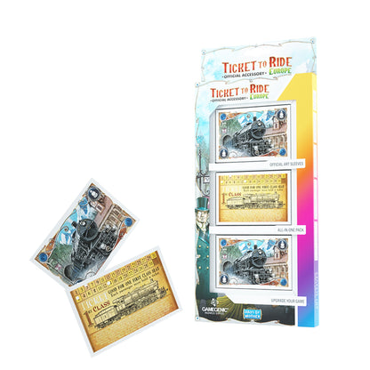 Ticket To Ride Europe Art Sleeves - Phụ kiện bọc bài cao cấp - Gamegenic