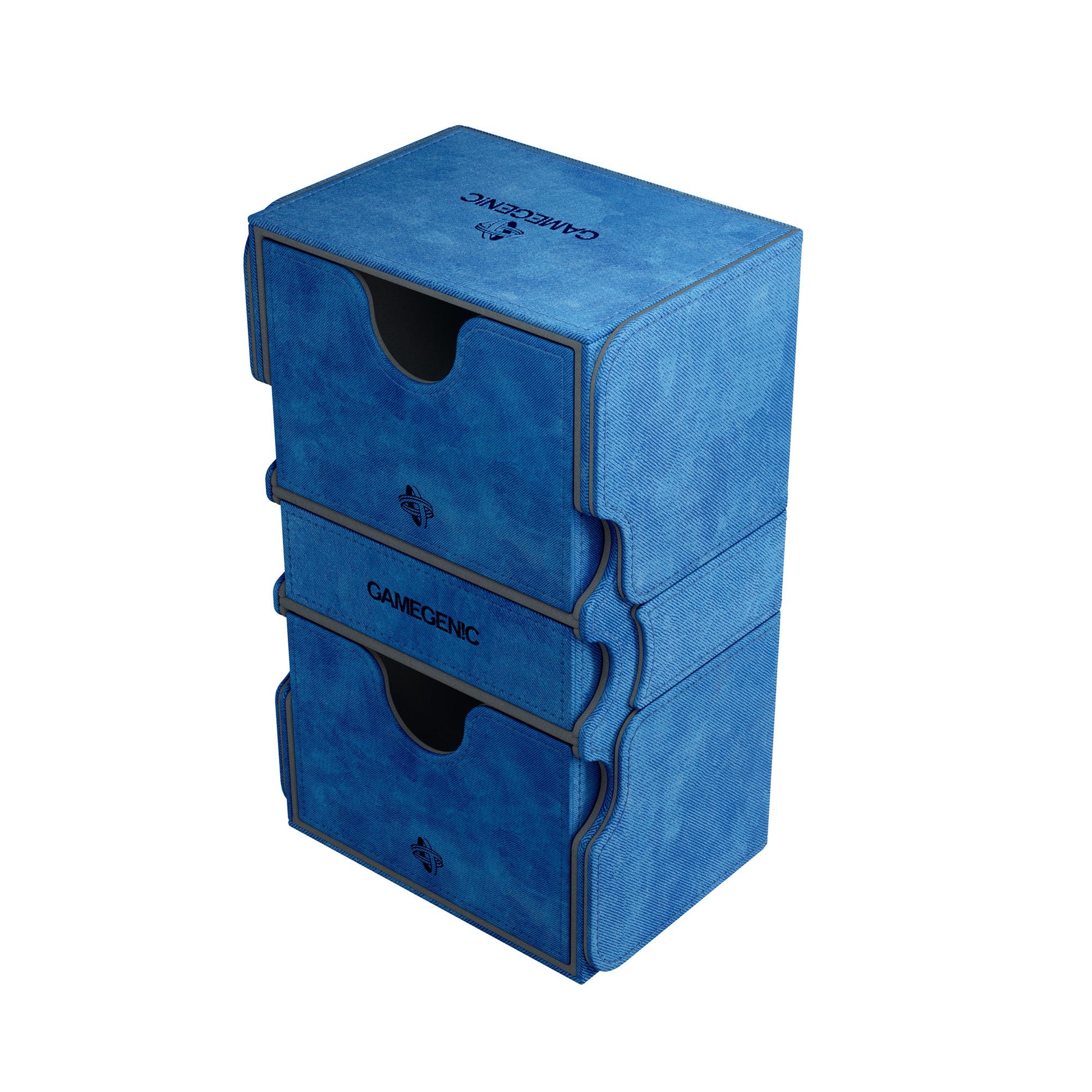 Stronghold Deck Box 200+ Blue - Hộp Đựng Bài TCG Cao Cấp - Gamegenic - Hình ảnh chi tiết 2
