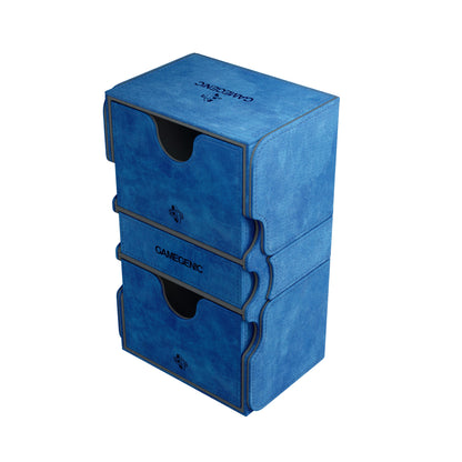 Stronghold Deck Box 200+ Blue - Hộp Đựng Bài TCG Cao Cấp - Gamegenic - Hình ảnh chi tiết 2