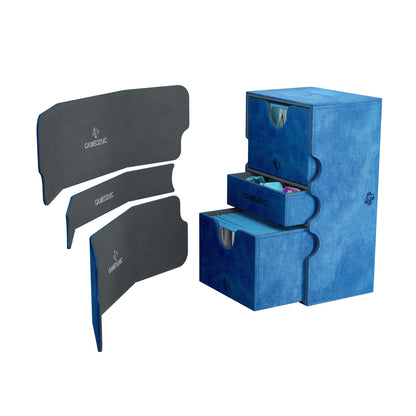 Stronghold Deck Box 200+ Blue - Hộp Đựng Bài TCG Cao Cấp - Gamegenic - Hình ảnh bổ sung 4
