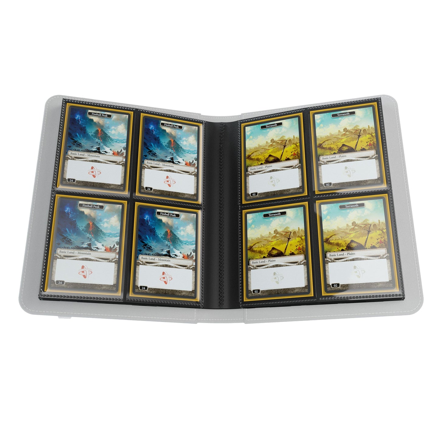 Prime Album 8-Pocket: White - Album Đựng Thẻ Bài Cao Cấp - Gamegenic - Hình ảnh bổ sung 4
