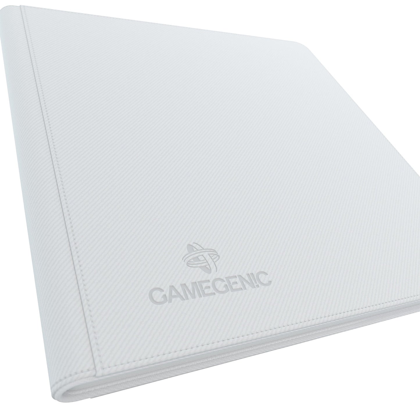 Zip-Up Album 24-Pocket: White - Album Đựng Thẻ Bài 24 Ngăn Cao Cấp Gamegenic