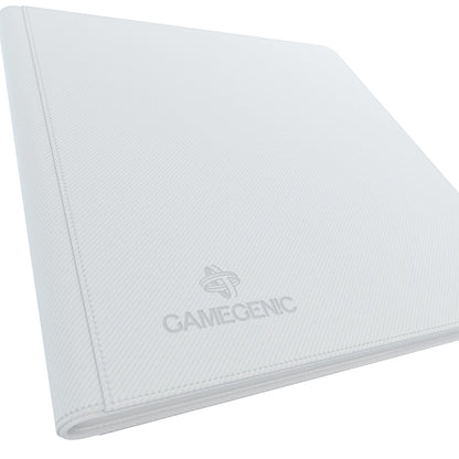 Zip-Up Album 24-Pocket: White - Album Đựng Thẻ Bài 24 Ngăn Cao Cấp Gamegenic