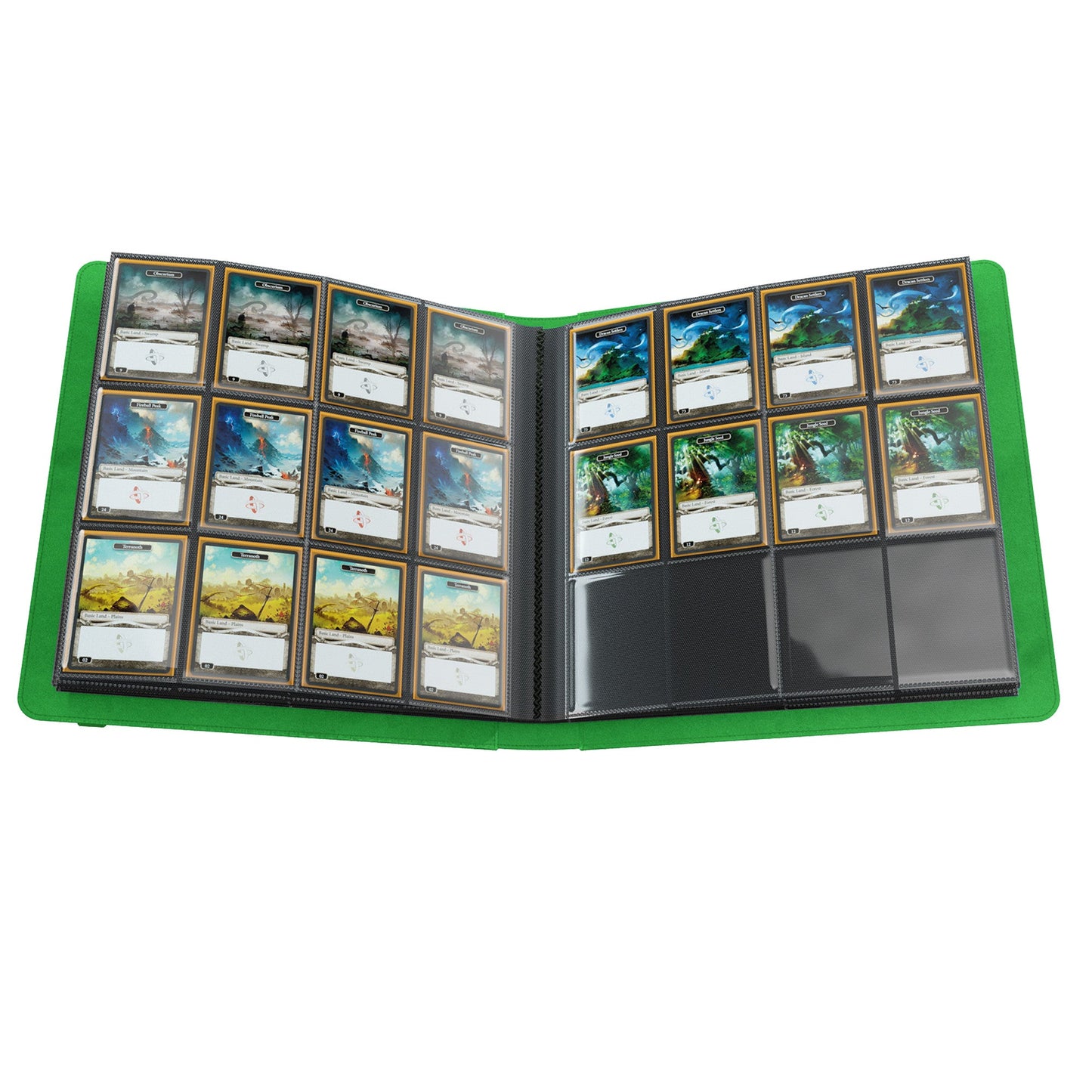Prime Album 24-Pocket: Green - Album Đựng Thẻ Bài Playset Cao Cấp - Gamegenic - Hình ảnh bổ sung 4