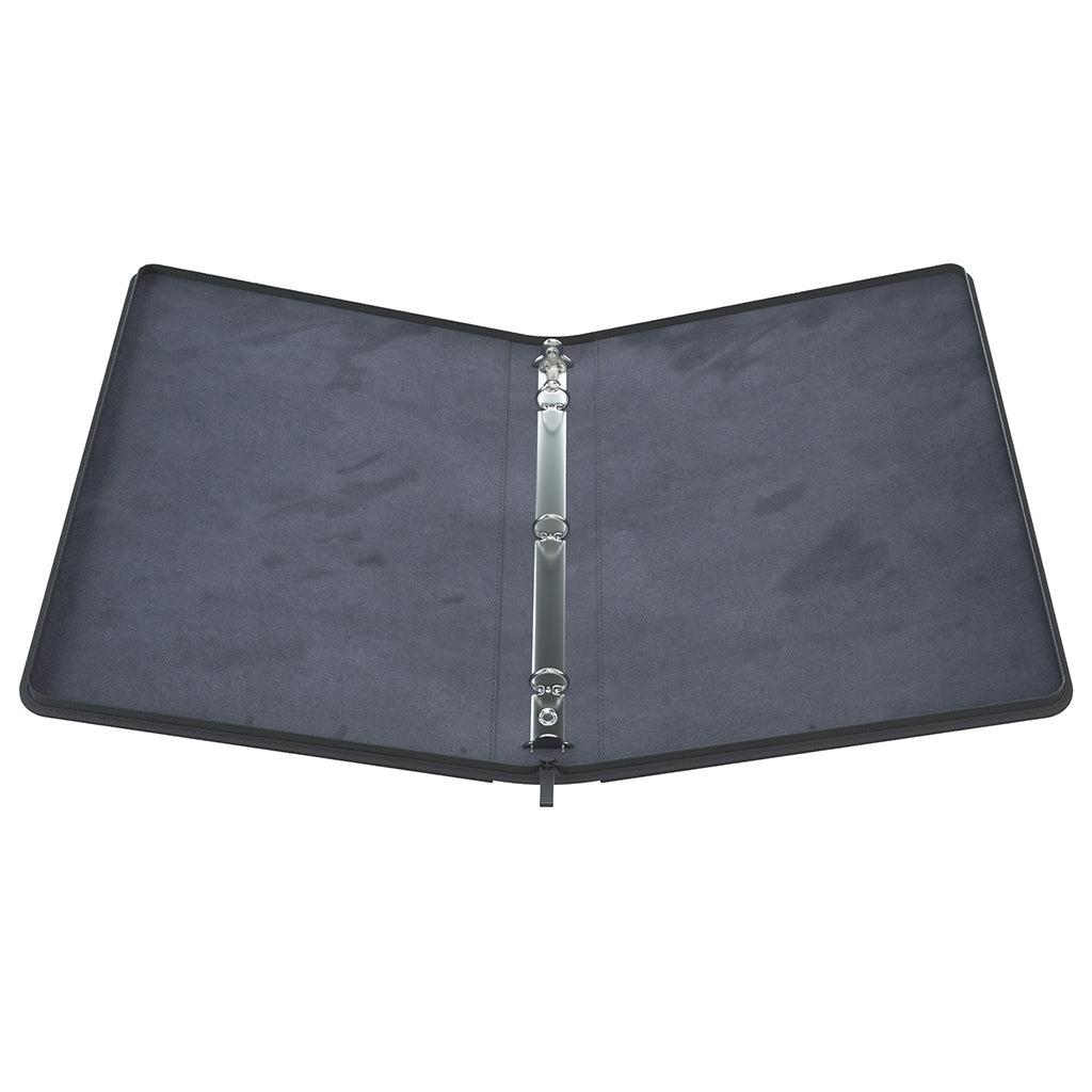 Zip-Up Ring-Binder Slim: Black - Album Đựng Thẻ Bài 3 Vòng Cao Cấp Gamegenic