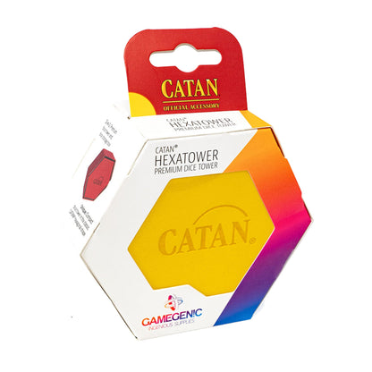 Catan Hexatower - Yellow - Tháp đổ xúc xắc và hộp đựng cao cấp - Gamegenic