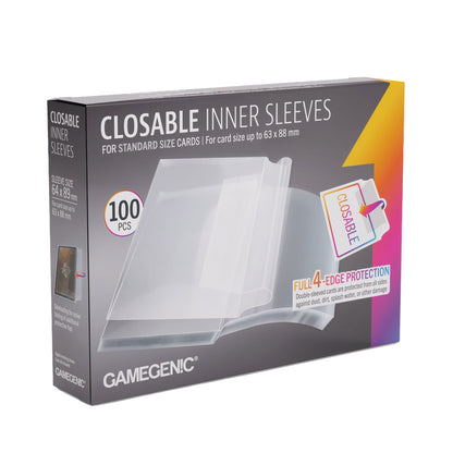 Gamegenic Closable Inner Sleeves 64x89 mm