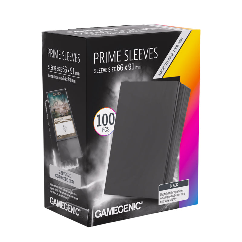 Prime Sleeves Black 66x91