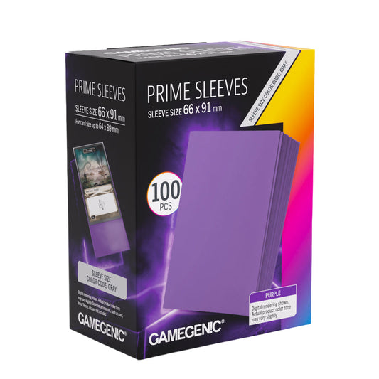 Gamegenic Prime Sleeves Purple 66x91
