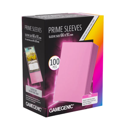 Gamegenic Prime Sleeves Pink 66x91