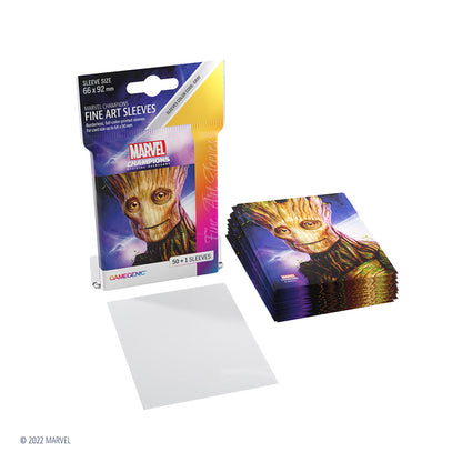 Marvel: Champions Fine Art Sleeves – Groot - Bọc bài cao cấp chính hãng Gamegenic - Hình ảnh bổ sung 6