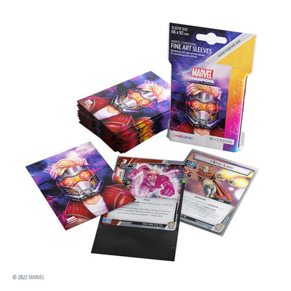 Marvel: Champions Fine Art Sleeves – Star-Lord - Bọc Bài Nghệ Thuật Cao Cấp Gamegenic - Góc nhìn khác 3