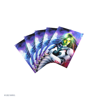 Marvel Champions Fine Art Sleeves – Gamora - Bọc Bài Nghệ Thuật Chính Hãng Gamegenic - Góc nhìn khác 3