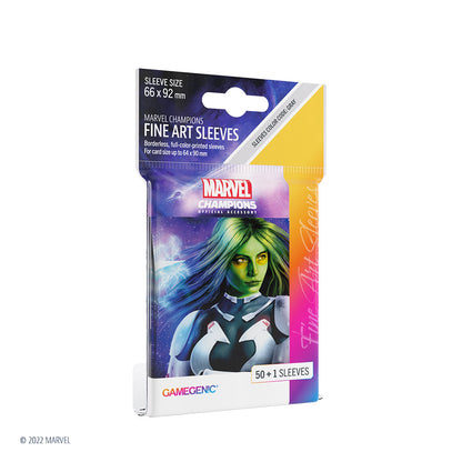 Marvel Champions Fine Art Sleeves – Gamora - Bọc Bài Nghệ Thuật Chính Hãng Gamegenic - Hình ảnh sản phẩm