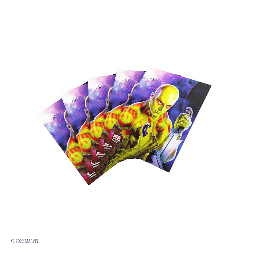 Marvel Champions Fine Art Sleeves – Drax - Bọc bài cao cấp chính hãng Gamegenic - Góc nhìn khác 3