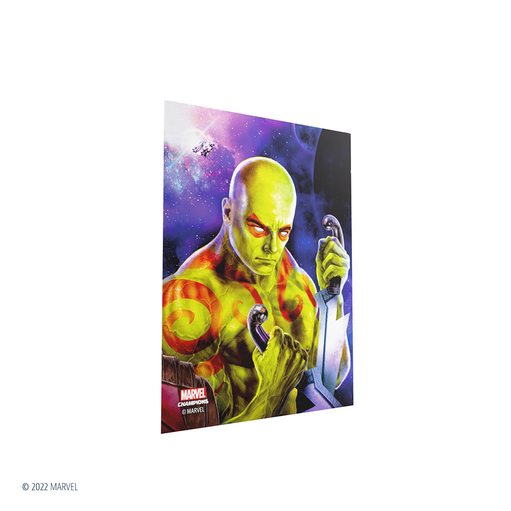 Marvel Champions Fine Art Sleeves – Drax - Bọc bài cao cấp chính hãng Gamegenic - Hình ảnh chi tiết 2