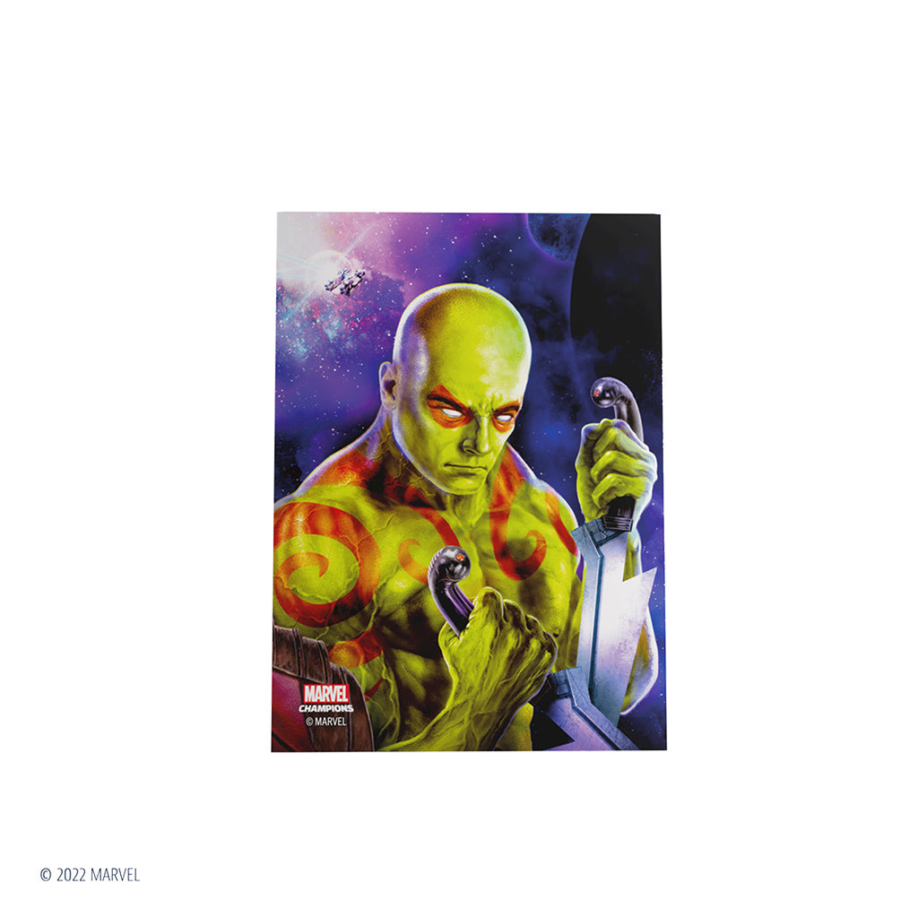 Marvel Champions Fine Art Sleeves – Drax - Bọc bài cao cấp chính hãng Gamegenic - Hình ảnh bổ sung 5