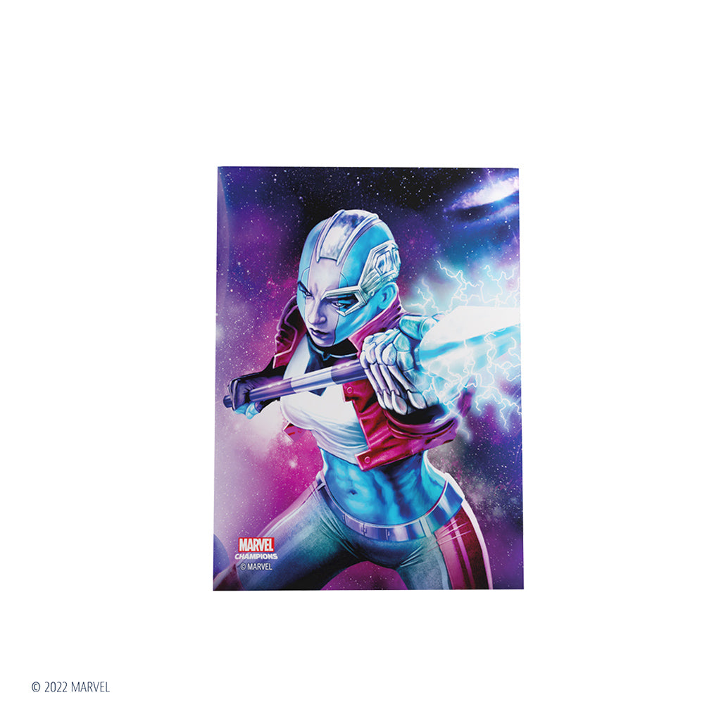 Marvel Champions Fine Art Sleeves – Nebula - Bọc bài (Sleeves) cao cấp - Gamegenic - Hình ảnh bổ sung 5