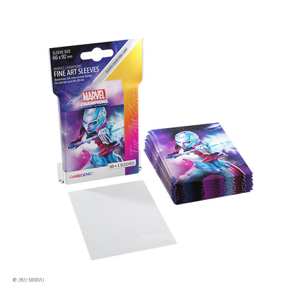Marvel Champions Fine Art Sleeves – Nebula - Bọc bài (Sleeves) cao cấp - Gamegenic - Hình ảnh bổ sung 6