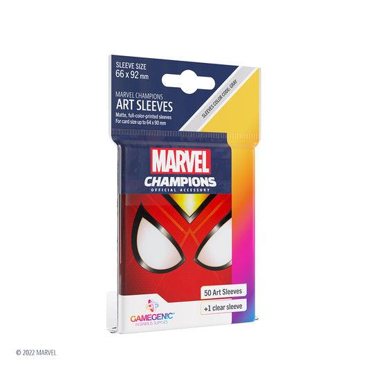 Marvel: Champions Art Sleeves – Spider-Woman | Bọc bài nghệ thuật chính hãng Gamegenic - Hình ảnh sản phẩm