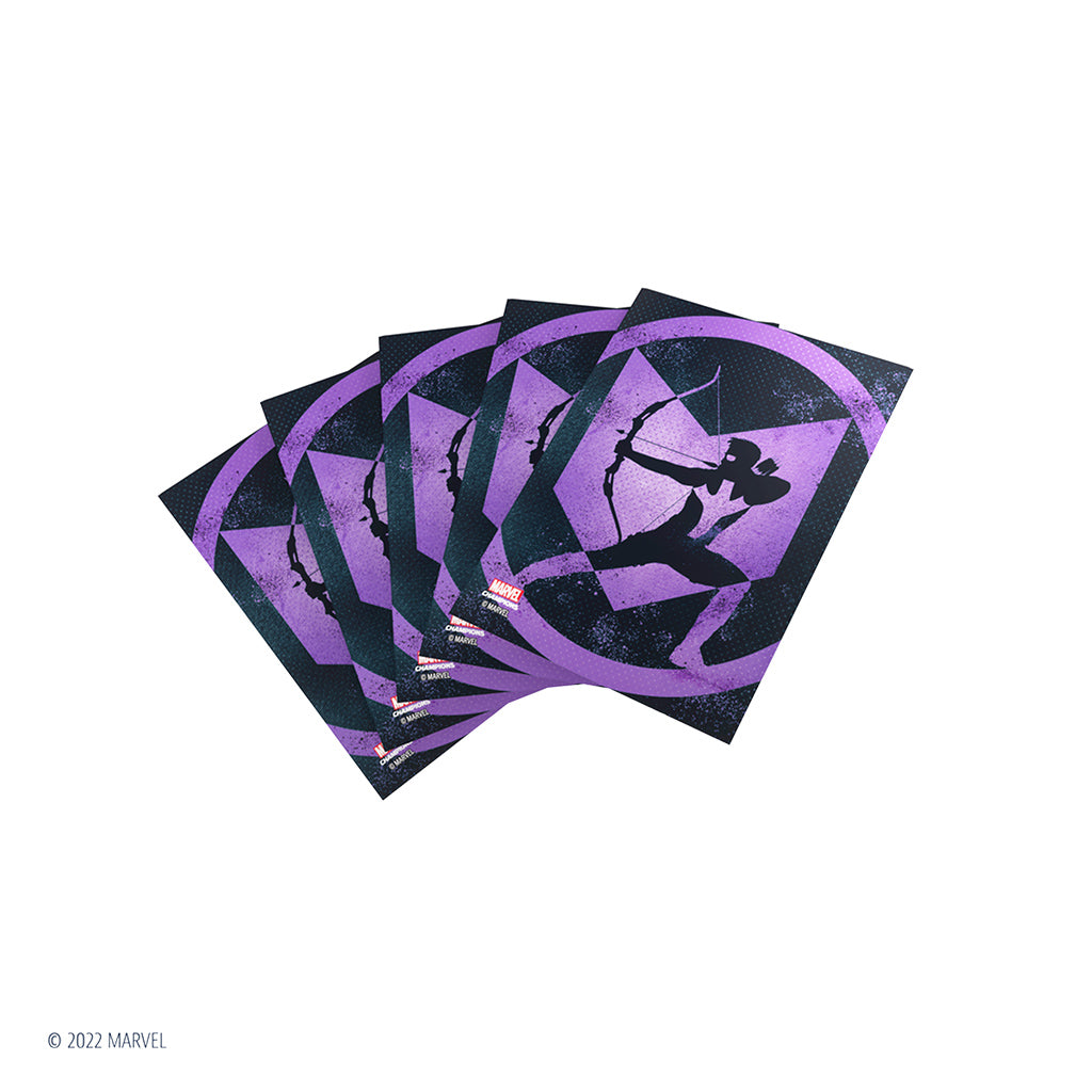 Gamegenic Marvel Champions The Card Game Official Hawkeye Art Sleeves - Bọc Bài Nghệ Thuật Hawkeye - Gamegenic - Góc nhìn khác 3