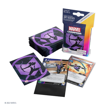 Gamegenic Marvel Champions The Card Game Official Hawkeye Art Sleeves - Bọc Bài Nghệ Thuật Hawkeye - Gamegenic - Hình ảnh bổ sung 4