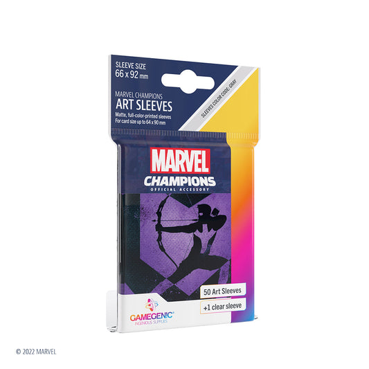 Gamegenic Marvel Champions The Card Game Official Hawkeye Art Sleeves - Bọc Bài Nghệ Thuật Hawkeye - Gamegenic - Hình ảnh sản phẩm