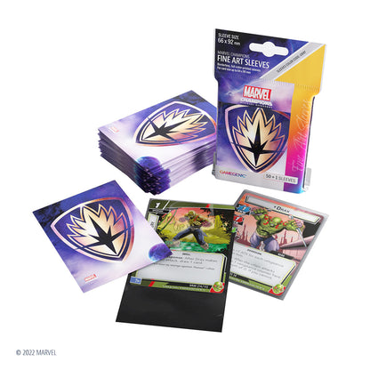 Gamegenic Marvel Champions Official Guardians of the Galaxy Logo Fine Art Sleeves - Bọc bài nghệ thuật cao cấp Gamegenic - Hình ảnh bổ sung 4