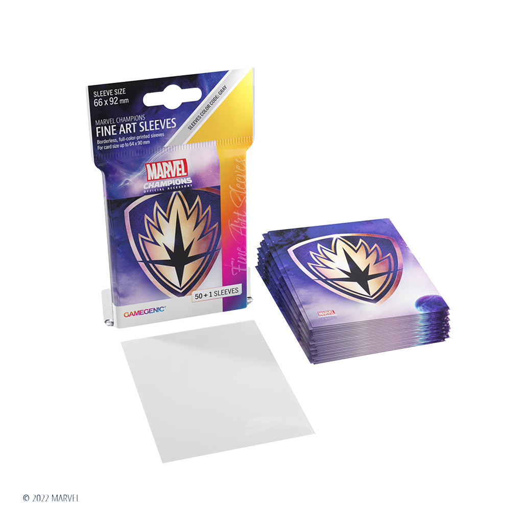Gamegenic Marvel Champions Official Guardians of the Galaxy Logo Fine Art Sleeves - Bọc bài nghệ thuật cao cấp Gamegenic - Hình ảnh bổ sung 6