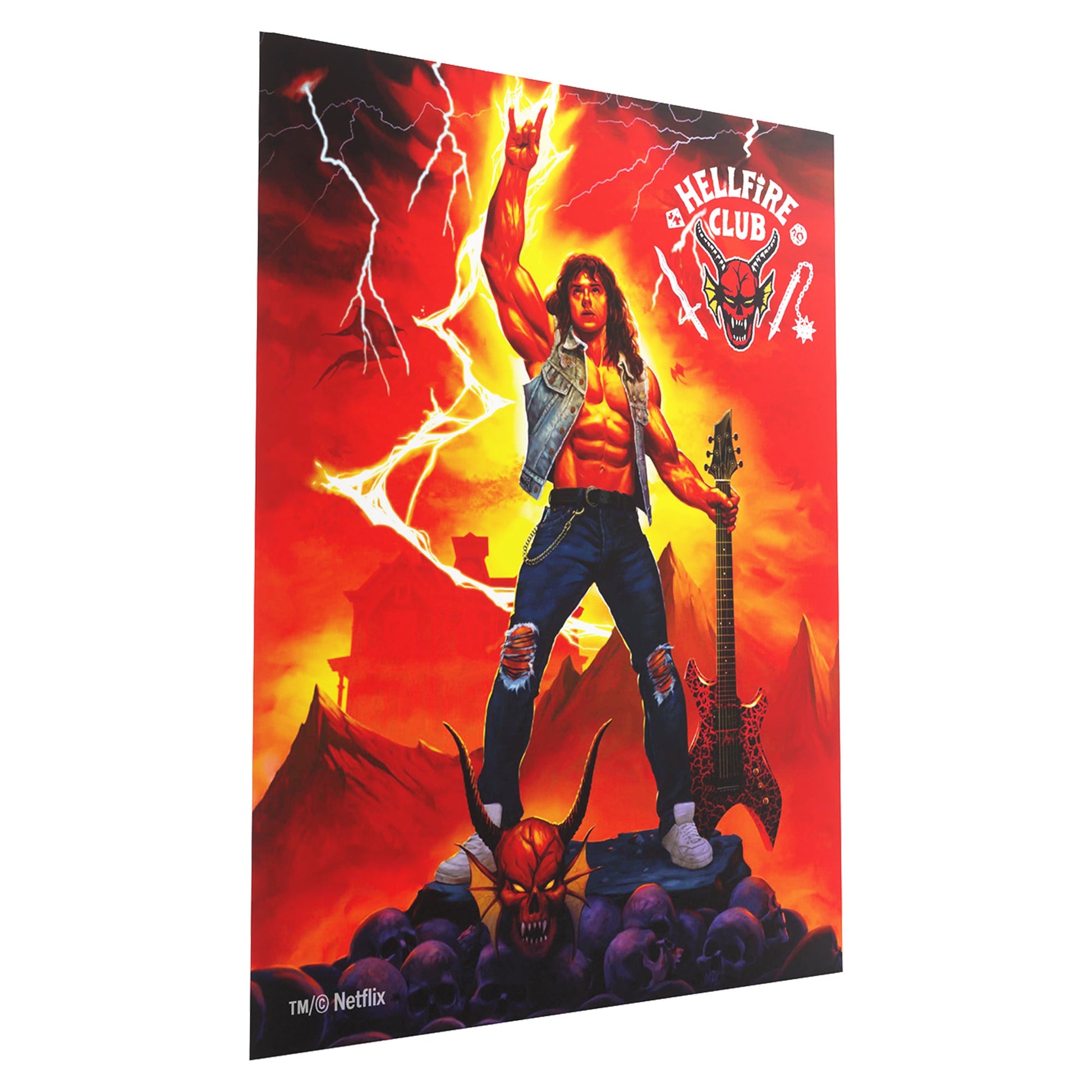 Stranger Things - Hellfire Club Art Sleeves Eddie Munson | Bọc bài TCG nghệ thuật | Gamegenic - Hình ảnh sản phẩm