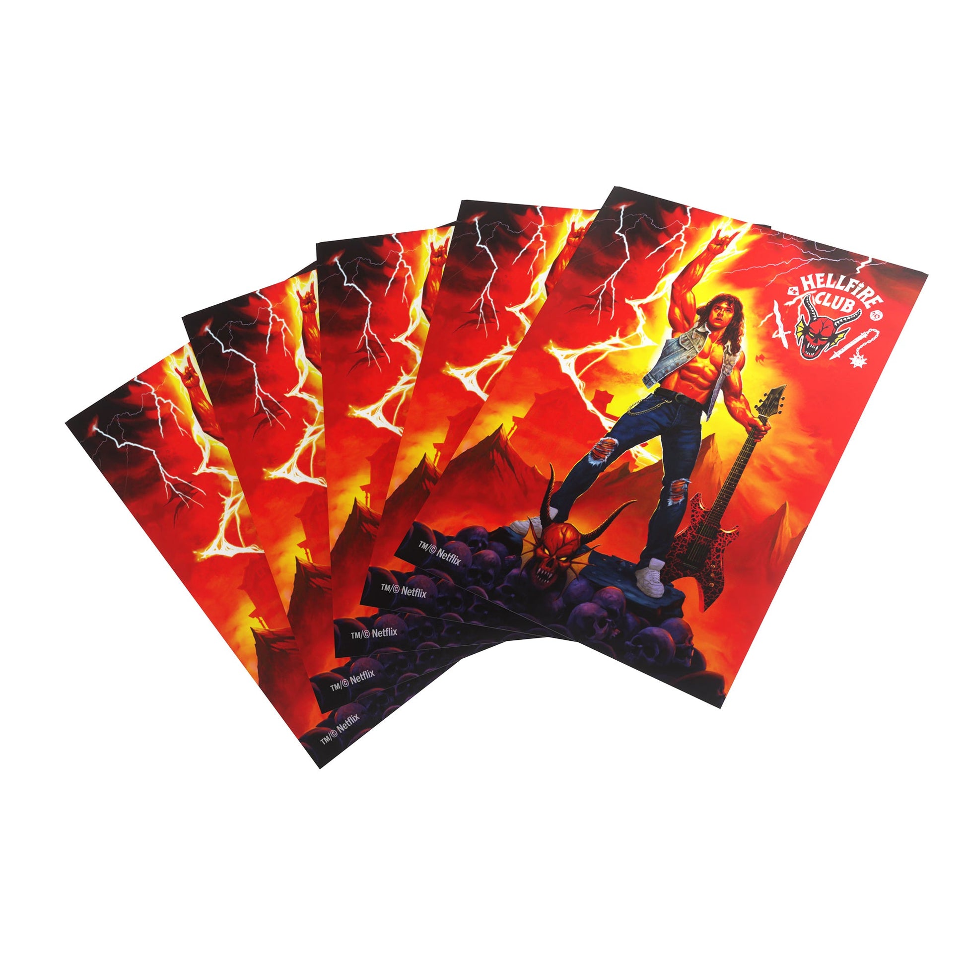 Stranger Things - Hellfire Club Art Sleeves Eddie Munson | Bọc bài TCG nghệ thuật | Gamegenic - Góc nhìn khác 3