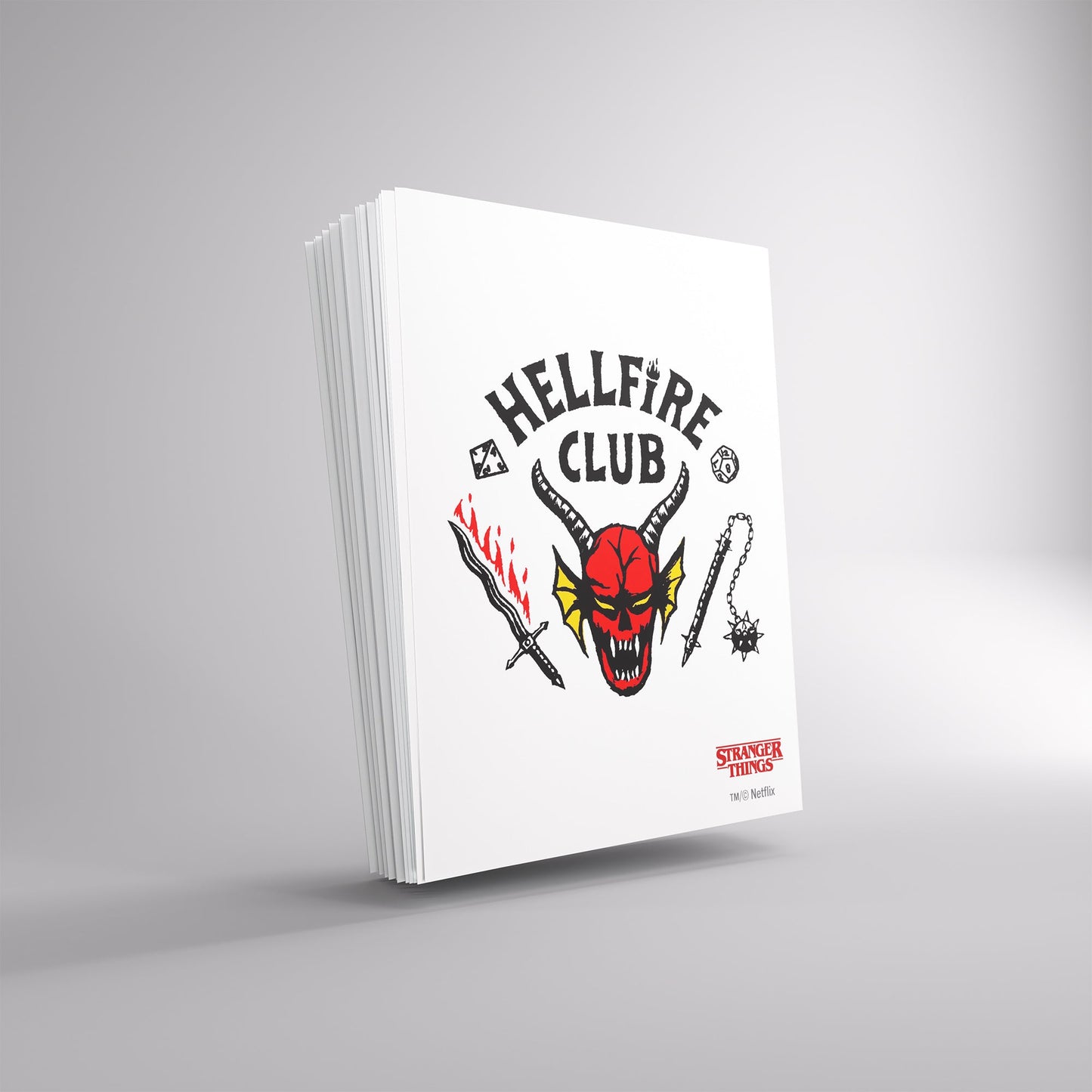 Stranger Things - Hellfire Club Art Sleeves Hellfire Club - Bọc bài nghệ thuật TCG Gamegenic - Hình ảnh chi tiết 2