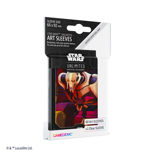 Star Wars: Unlimited Art Sleeves General Grievous - Bao Đựng Bài Nghệ Thuật Gamegenic
