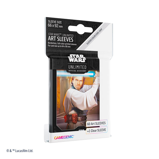 Star Wars: Unlimited Art Sleeves Obi-Wan Kenobi - Bọc Bài Nghệ Thuật TCG - Gamegenic